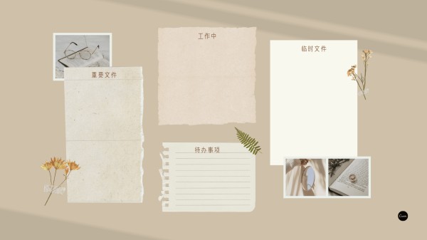 电脑分区壁纸 | 桌面整理速成技巧,换一壁纸居然有这么大的好处?