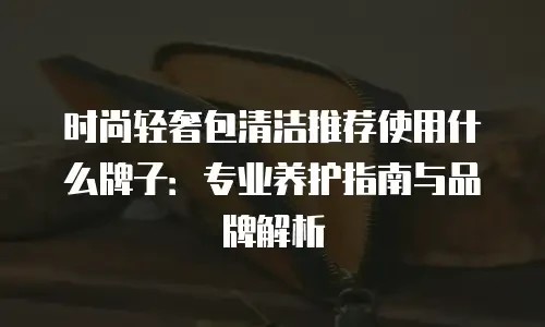 时尚轻奢包清洁推荐使用什么牌子：专业养护指南与品牌解析