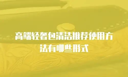 高端轻奢包清洁推荐使用方法有哪些形式