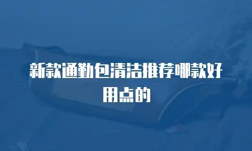 新款通勤包清洁推荐哪款好用点的