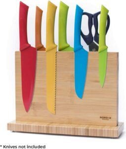 天然竹木磁性刀架 Magnetic Knife Block in Natural Eco Bamboo