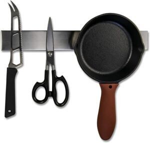 专业级14英寸不锈钢磁力刀架 Professional Multipurpose Magnetic Knife Holder 