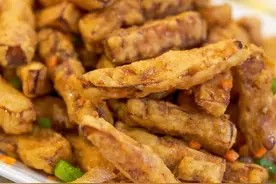 周末美食DIY丨自制秋分小零食,5步做成咸蛋黄芋头条图片
