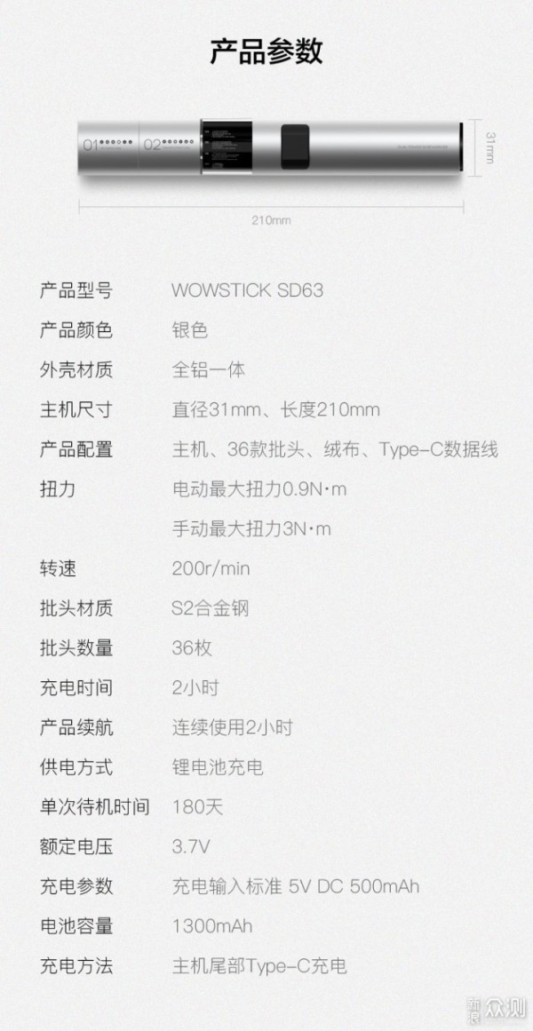 提升生活便利性好物--WOWSTICK SD电动螺丝刀_新浪众测