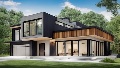 AI transformed exterior design by RoomsGPT