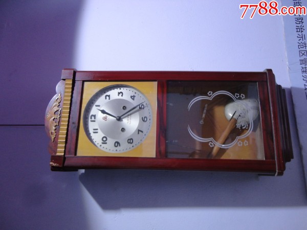 5.60年代555牌黄铜机芯纯机械特大挂钟【古董旧物店】_第6张_7788徽章收藏