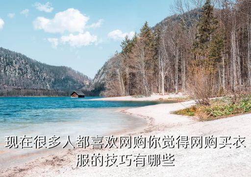 现在很多人都喜欢网购你觉得网购买衣服的技巧有哪些
