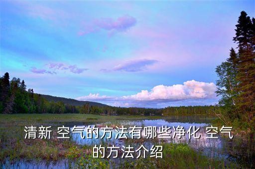  清新 空气的方法有哪些净化 空气的方法介绍