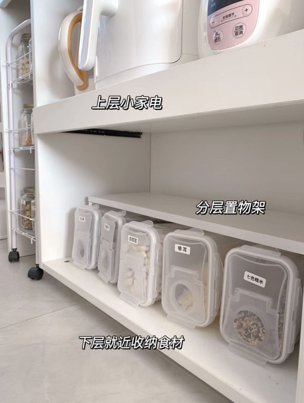 小厨房扩容｜问爆了的小家电柜，来咯❗️❗️装修效果图片_5