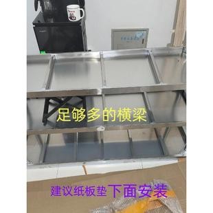 热销不锈钢平面操作台饭店三层切菜操作台做饭桌烧饭炒菜厨房灶台