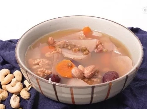 紅白綠腰果合桃素湯|春天湯水|清熱解毒|去濕除熱|健脾補腎