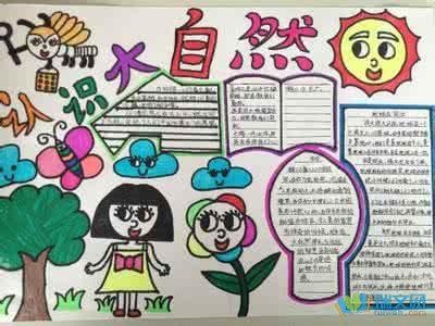 认识大自然手抄报