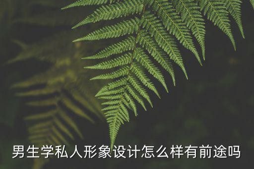 男生学私人形象设计怎么样有前途吗