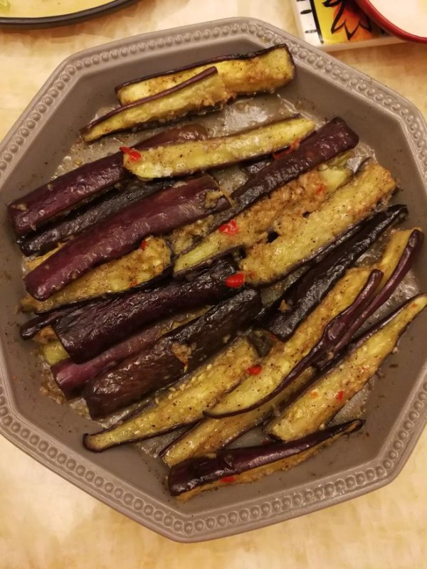 快手少油健康蒜蓉茄子的做法