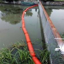 水上拦污项目投资少施工简单 水面漂浮垃圾树枝水草浮萍拦截装置