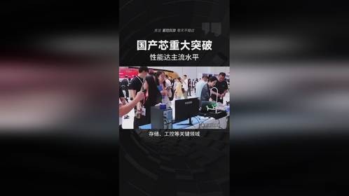 国产芯重大突破，性能达主流水平
