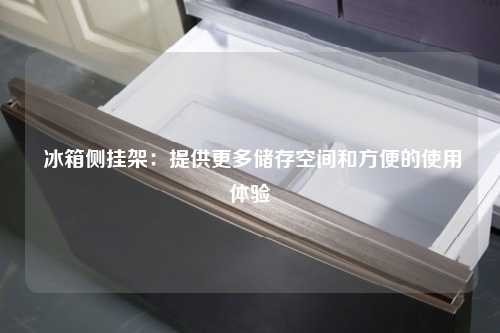  冰箱侧挂架：提供更多储存空间和方便的使用体验