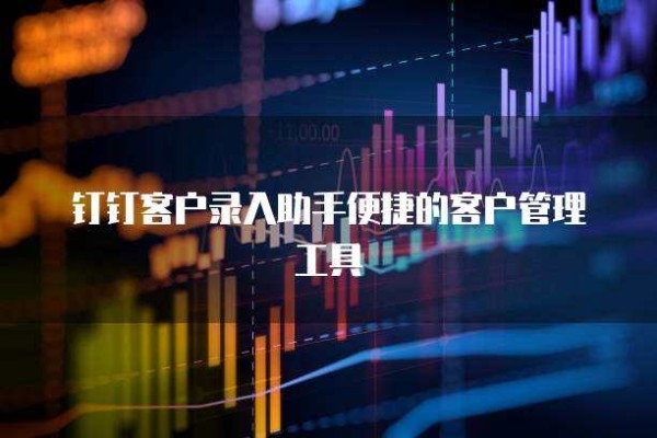 钉钉客户录入助手便捷的客户管理工具
