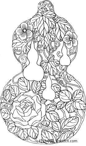 葫芦的手绘简笔画