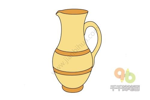 古代人们的生活必须品之一是很受人们喜欢的一种瓶子简笔画陶瓷瓶子
