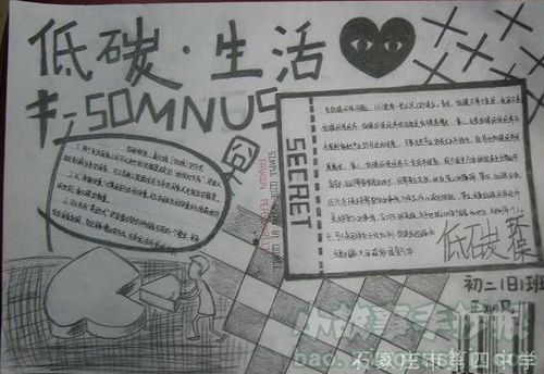 我们的低碳生活低碳生活手抄报