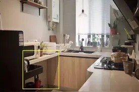 厨房太窄收纳不够,参考这4个法子,省钱又不耽误收纳,实用性高图片
