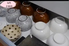 橱柜收纳 高颜值物品 餐具 餐盘 详细且治愈的收纳方法视频封面