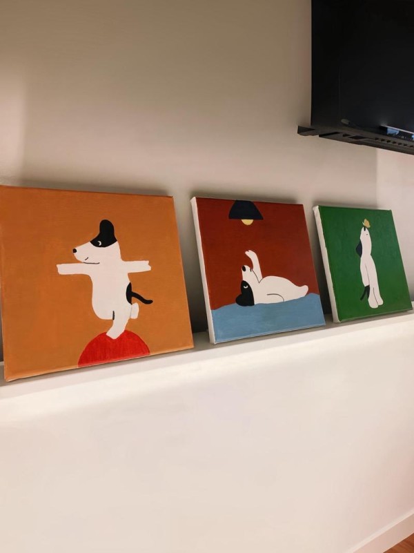 自制网红款挂画图片