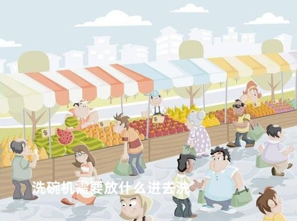 洗碗机需要放什么进去洗