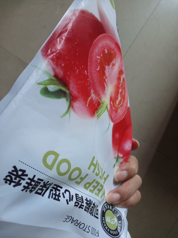 e鲜背心保鲜袋抽取式食品家用厨房冰箱食物收纳袋35x45cm大号100只晒单图