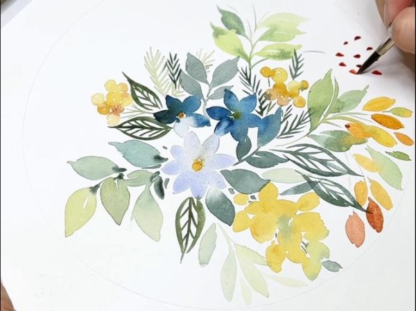 水彩装饰画 水彩装饰画图片大全
