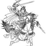 独自在山坡