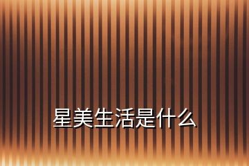 星美生活是什么