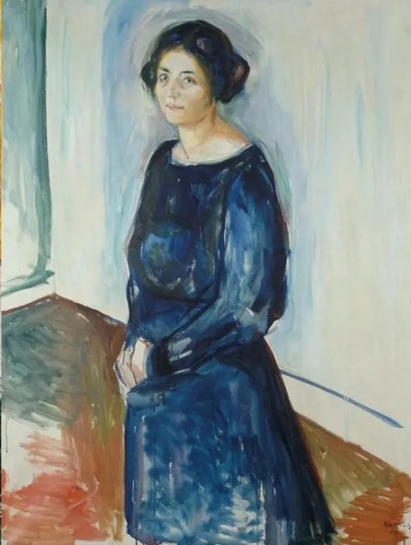 ·蒙克,《英格·巴特》,1921年