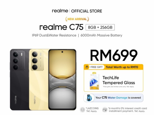 realme C75