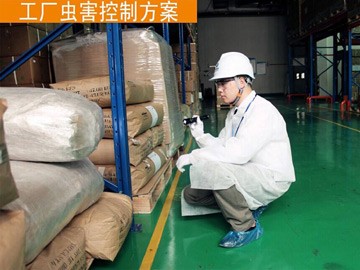 工厂虫害防治现场