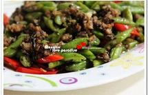 橄榄菜肉末豆角