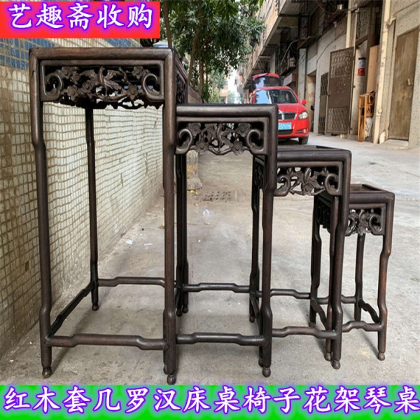 松江旧红木家具回收 老旧家具收购 富丽来常年收购