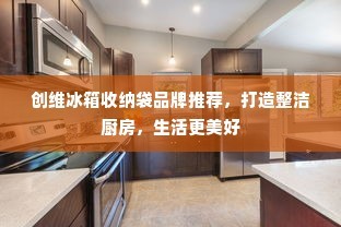 创维冰箱收纳袋品牌推荐，打造整洁厨房，生活更美好