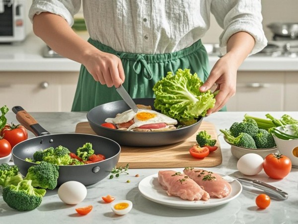 怎样利用家庭食材制作简易减脂餐