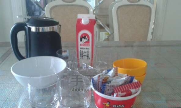 超简易布丁制作o( =•ω•= ) 美食教程 第1步