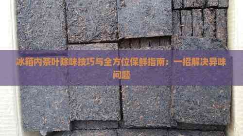 冰箱内茶叶除味技巧与全方位保鲜指南：一招解决异味问题