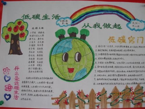 小学生四年级关于生活的手抄报小学四年级手抄报