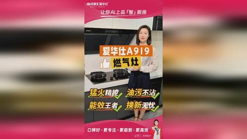 爱华仕A919燃气灶｜更懂中式厨房烹饪