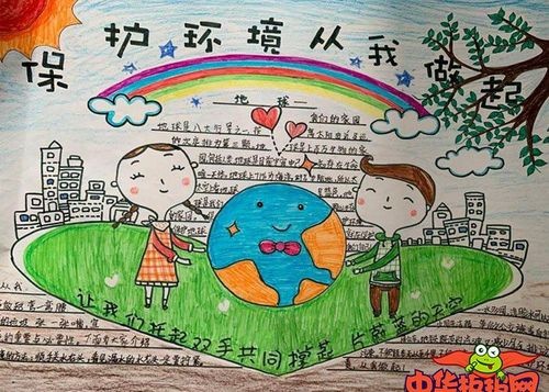 保护环境手抄报简单又漂亮保护环境从我做起