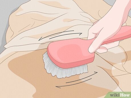 Step 3 擦去污垢。