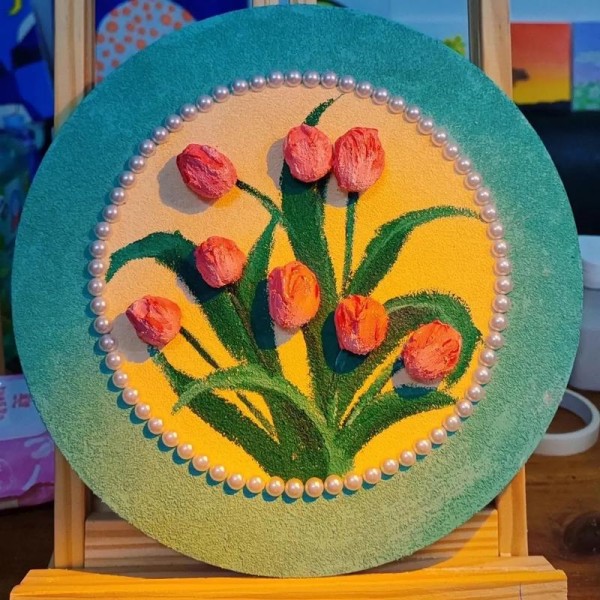 手工装饰画图片
