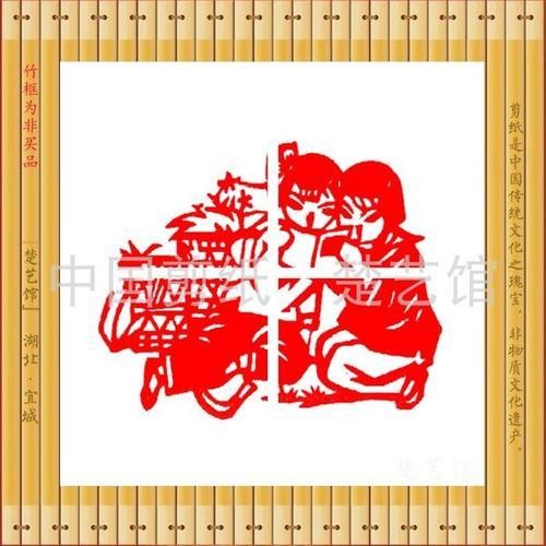 读书学习剪纸窗花青少年立志报国剪纸画幼儿园学校手工装饰画纸贴