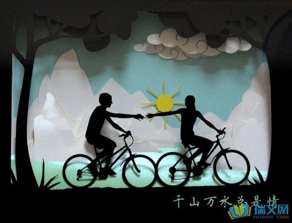 简单的立体画剪纸作品欣赏