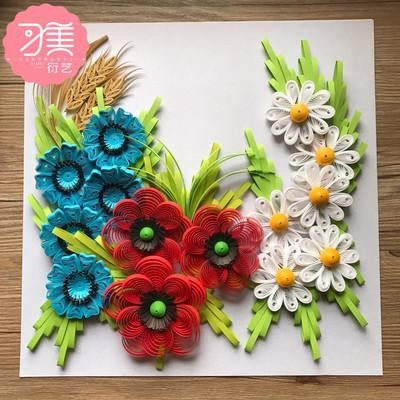 手工折纸墙面装饰画